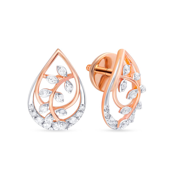 Elysian Glow Diamond Pendant and Earring Set - Image 2