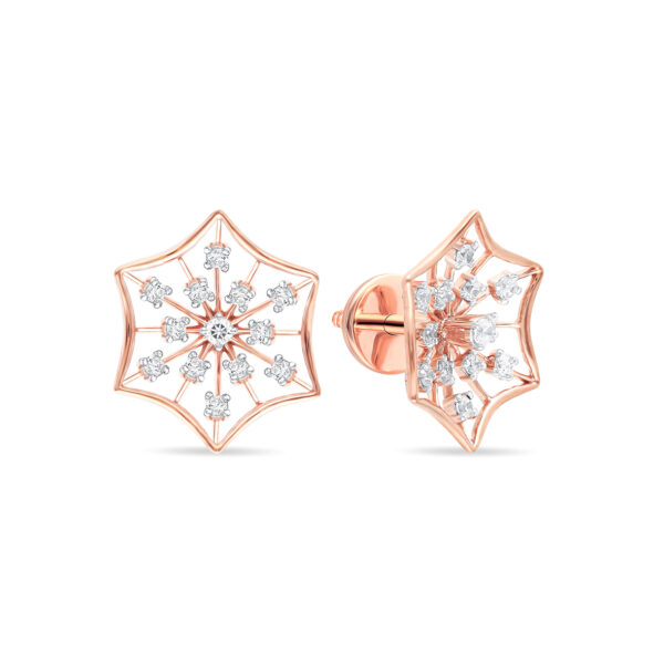 Celestial Whispers Diamond Pendant and Earring Set - Image 2