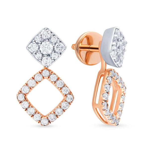 Nebula Lullaby Diamond Pendant and Earring Set - Image 2