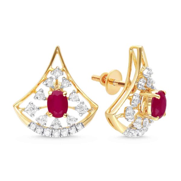 Whispers of Light Diamond Pendant with Earring set - Image 2