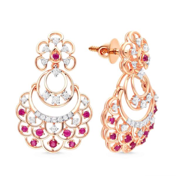 Prism of Dreams Diamond Pendant with Earring Set - Image 2