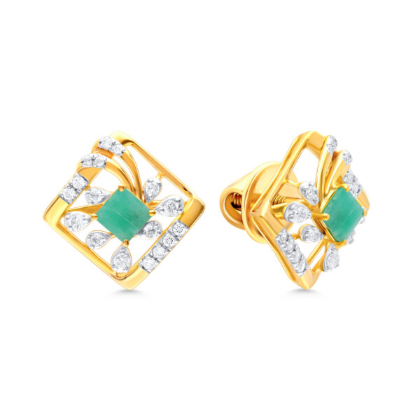 Celestial Allure Diamond Pendant with Earring Set - Image 2