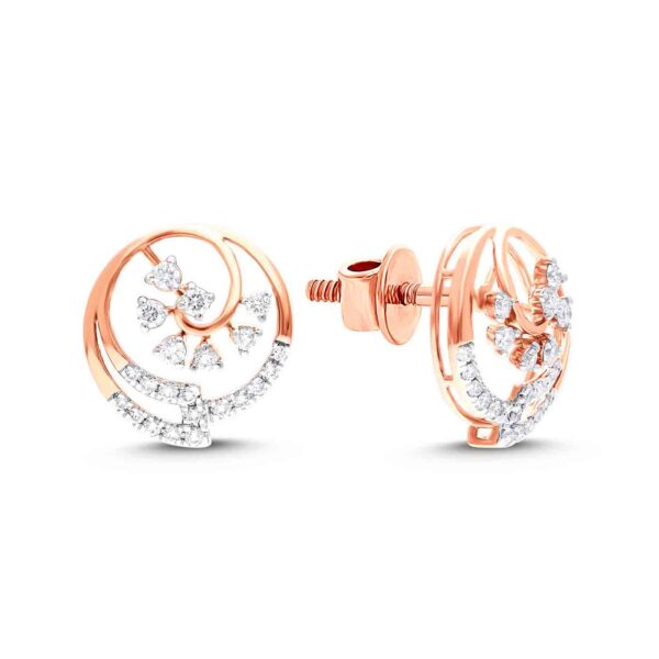 Moonbeam Mirage Diamond Pendant with Earring - Image 2