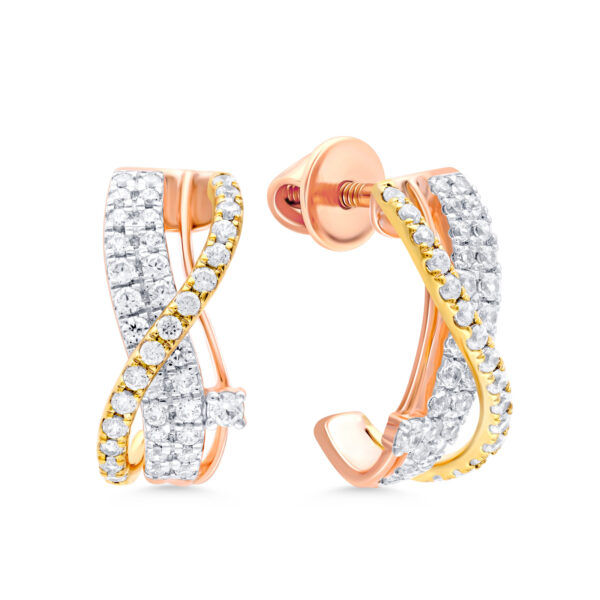 Starlit Elegance Diamond Pendant and Earrings Set - Image 2