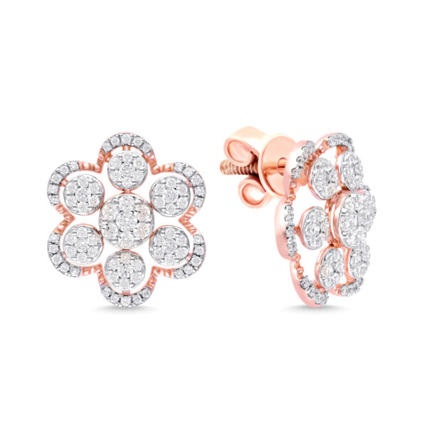 Galactic Dream Diamond Pendant and Earrings Set - Image 2