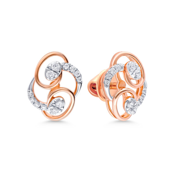 Lunar Glow Diamond Pendant and Earrings Set - Image 2