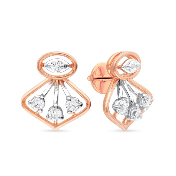 Whimsical Cascade Necklace Diamond Set - Image 2