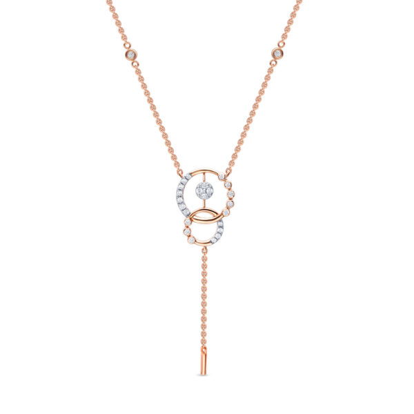 Aetherial Charm Diamond Pendant with Earring Set