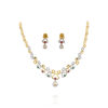 Amber Luxe Gold Necklace Set