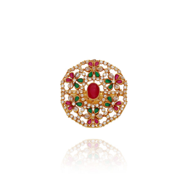 Auraya Spark Gold Cocktail Ring