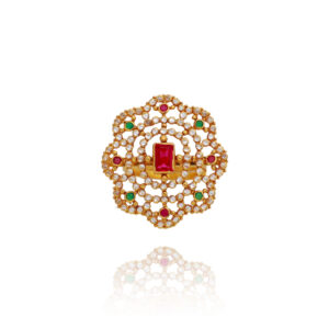 Aurelia Pulse Gold Cocktail Ring