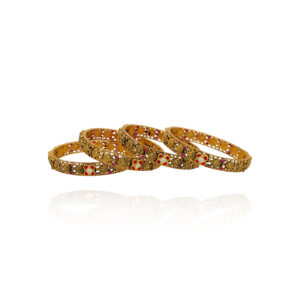 Auric Embrace Gold Bangles
