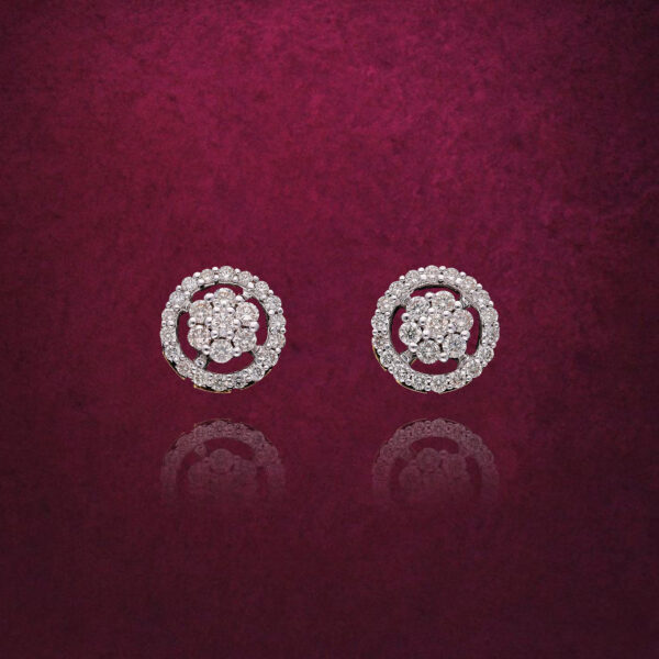 Aurora Studs Diamond Earrings