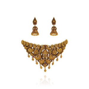 Blossom Aura Gold Choker Set