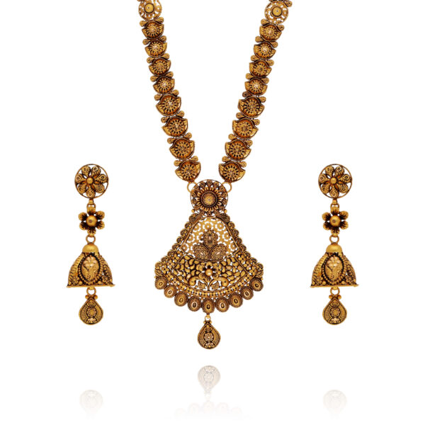 Blossom Cascade Gold Long Set