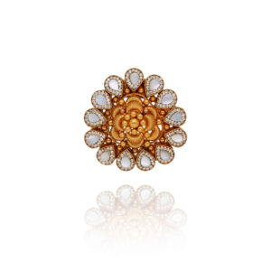 Blossom Trail Gold Ring for Women