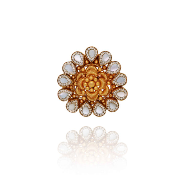 Blossom Trail Gold Ring for Women