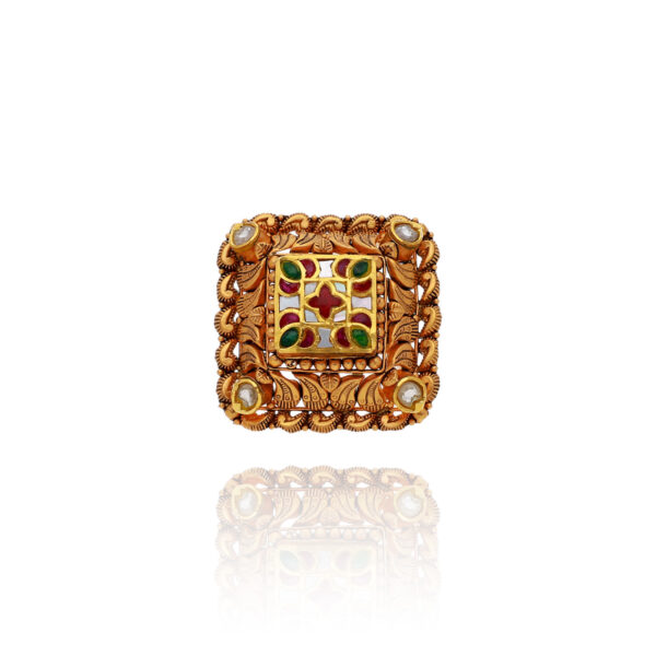 Bold & Beautiful Gold Cocktail Ring for Women