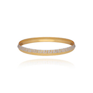 Bold Emblem Gold Kada for Men