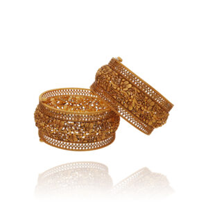 Bridal Royalty Luxurious Gold Bangles