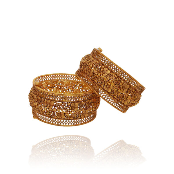 Bridal Royalty Luxurious Gold Bangles