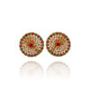 Bright Pebble Gold Tops Earrings for Women
