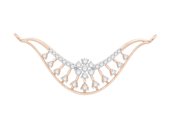 Celestial Embrace Diamond Tanmaniya Mangalsutra