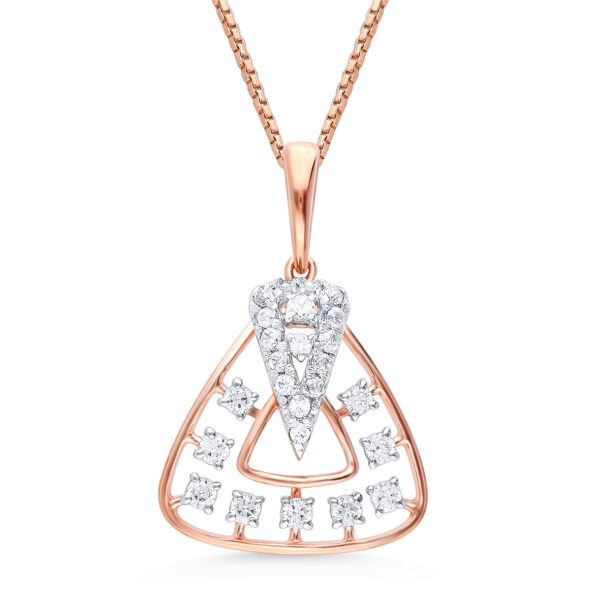 Celestial Essence Diamond Pendant and Earrings Set