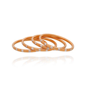 Celestial Spark Gold Bangles for Women
