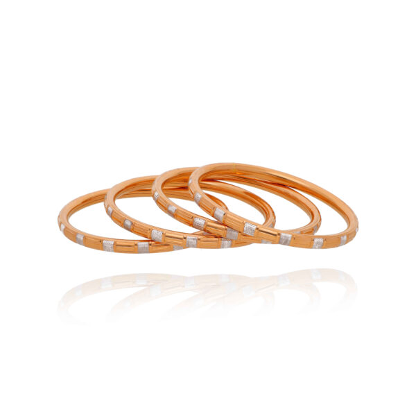 Celestial Spark Gold Bangles for Women