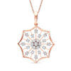 Celestial Whispers Diamond Pendant and Earring Set