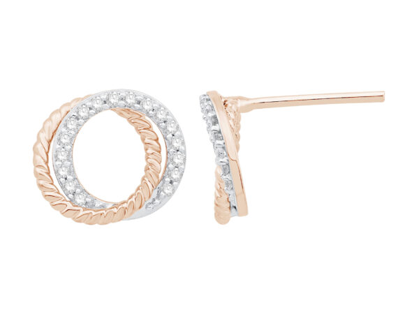 Chic Canopy Diamond Earring