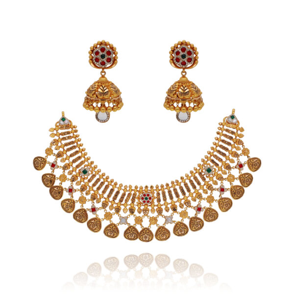 Classic Majesty Perfect Antique Gold Necklace