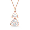 Cosmic Harmony Diamond Pendant and Earrings Set