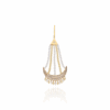 Crowned Beauty Gold Jhummar