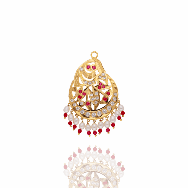 Crowned Majesty Gold Maang Tikka