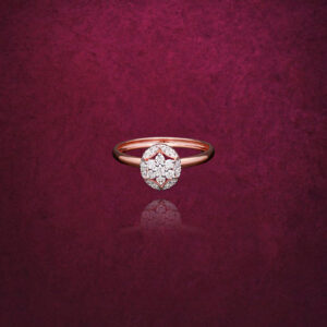 Crystal Bloom Amora Diamond Ladies Ring