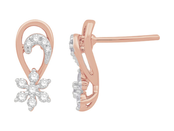 Crystal Cascade Diamond Earring