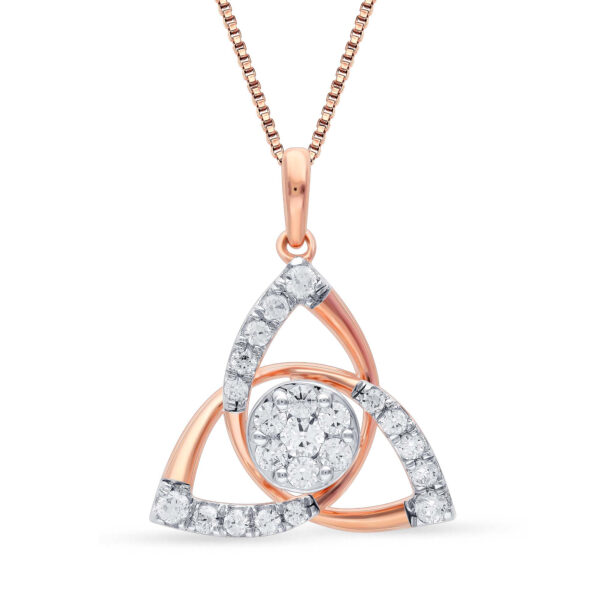 Dawn?s Embrace Diamond Pendant and Earrings Set