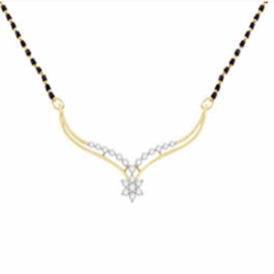 Dazzling Devotion Diamond Tanmaniya Mangalsutra