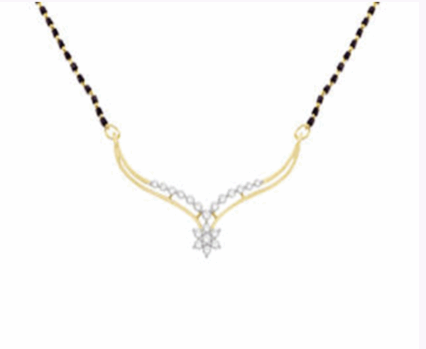Dazzling Devotion Diamond Tanmaniya Mangalsutra