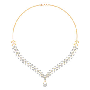 Dazzling Meadow Diamond Necklace Set