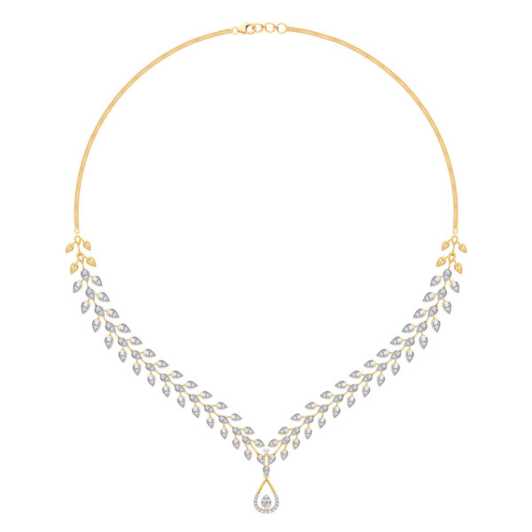 Dazzling Meadow Diamond Necklace Set