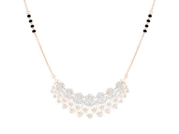 Divine Elegance  Diamond Tanmaniya Mangalsutra