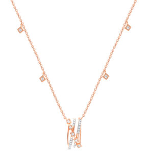 Divine Sparkle Diamond Pendant with Earring