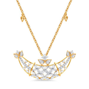 Elysian Whispers Diamond pendant with Earring Set