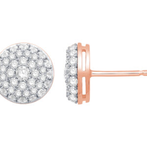 Emerald Veil Diamond Earring