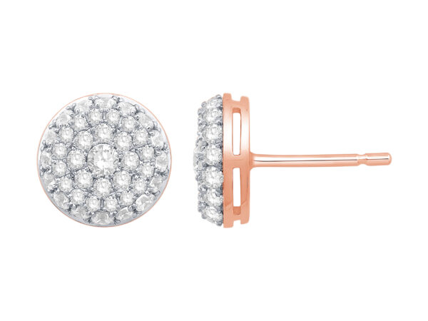 Emerald Veil Diamond Earring