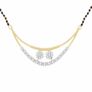 Enchanting Bonds Diamond Tanmaniya Mangalsutra