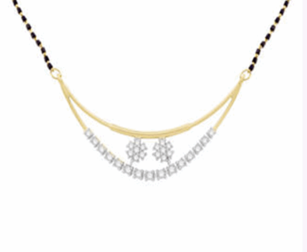 Enchanting Bonds Diamond Tanmaniya Mangalsutra